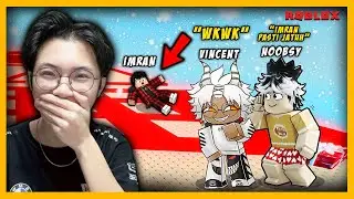 VINCENT DAN @noobssy NGAJAKIN IMRAN TAMATIN TOWER SUSAH FULL LASER ONE KILL - Roblox Indonesia