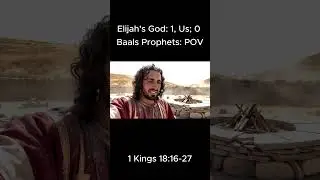 Elijah vs. Prophets of Baal #aistorytelling  #comedy  #gospelwithai  #interview  #funny  #veo3