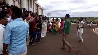Strike against private agricultural college