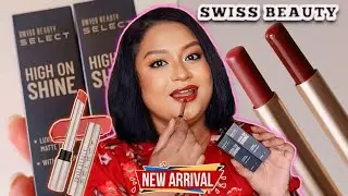 *НОВИНКА* Губная помада Swiss Beauty Select High On Shine для смуглой кожи | 2 оттенка | Обзор + свотчи