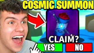How To GET COSMIC SUMMONS FAST In Roblox Anime Champions Simulator!