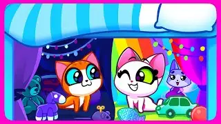 Secret Room Under the Bed | Black Room vs Rainbow Room | Funny Toddler Story