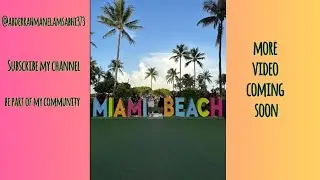 Exploring Miami Beach 🏖️ @abderrahmanelamsabhi373 
