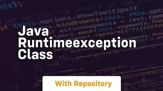 java runtimeexception class