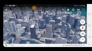 city of chicago / usa / America city / Google Earth 3D maps