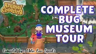 🦋🐞🏛️COMPLETE BUG MUSEUM TOUR in Animal Crossing New Horizons !!!