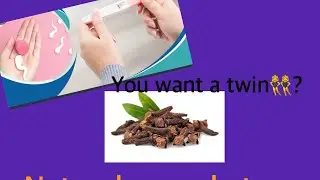 Natural remedy to concieve faster or boost your ovulation🥚🥚🥚(conceive twins 👯&zwj;♀️)Must watch 👉😍