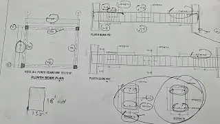 How to Read Structural drawing for Plinth Beam?