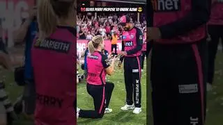 Babar Azam & Ellyse Perry Proposal! 💍🔥 #CricketShorts