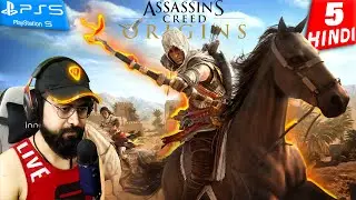 LEGENDARY ARMOUR in ASSASSIN'S CREED ORIGINS PS5 Action Gameplay | LIVE Hindi Gameplay