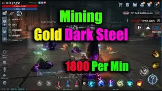 MIR4 Mining Gold Dark Steel