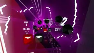 Practicing beat saber again! 2 | Powered by LIV
