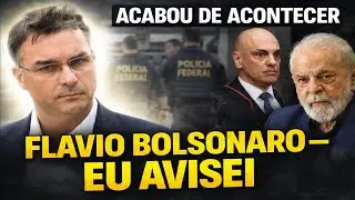 ACABOU DE ACONTECER COM FLAVIO BOLSONARO - EU AVISEI