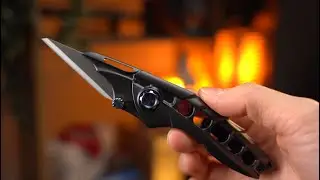 Rike Knife Alien 1 M390 steel, Black Ti handle