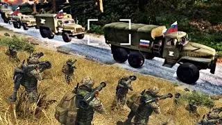 PERFECT ATTACK! Ukrainian missile snipers destroy Russian warlord's convoy on Odessa street