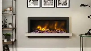 PRYZM HUXTON 1000 Matt Cashmere & Anthracite | Wall Mounted | Timber