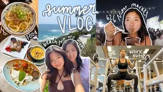 *productive* summer DAYS IN MY LIFE vlog (deep talk, lots of food, beach trip, 