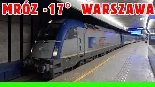 Jak sobie radzą pociągi podczas mrozów? Stacja Warszawa Centralna
