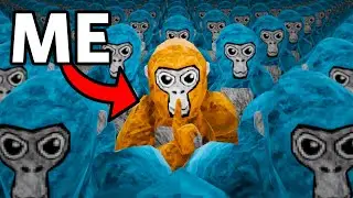 Noob Sneaks Into a Pro Gorilla Tag Match