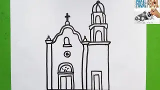 How To Draw A Mission step by step