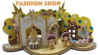 DIY Miniature Fashion Shop ~ 3D Puzzle