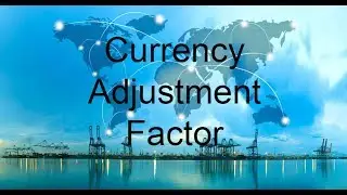 Lenn Mayhew Lewis - Currency Adjustment Factor