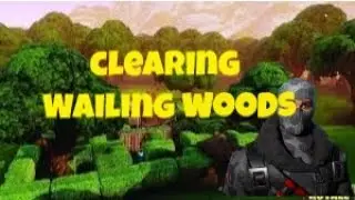 [FORTNITE] CLEARING WAILING WOODS FOR MY TEAM MATES