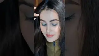 Easy green eye makeup tutorial