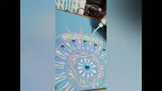 Notebook acrilic craft-painting Oriental style/Блокнот/точечная роспись акрилом в восточном стиле