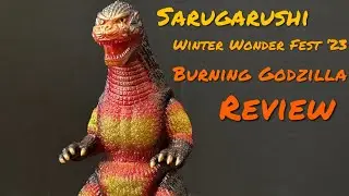 Sarugirushi -Winter Wonder Festival 2023- Burning Godzilla *Gold Glitter* Toy Review