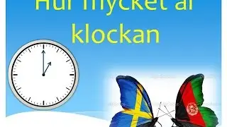 آموزش ساعت به زبان سویدنی