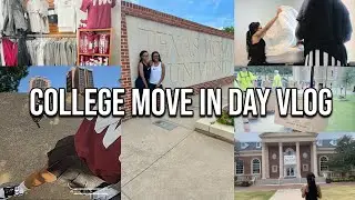 COLLEGE MOVE IN DAY VLOG 2021 | Texas Woman’s University