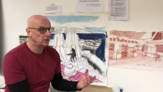 art during isolation #03 drawing exercise art4you Scotland