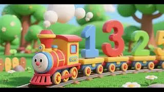 Number Train Choo Choo Song | Nursery Rhymes & Kids Songs 🚂🔢🎶