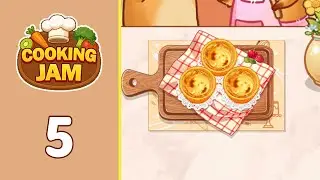 Cooking Jam Level 5 Egg Tart | Every Puzzle Solved! 🎯