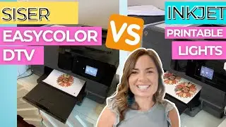 😍 Siser Easy Color DTV vs Inkjet Printable for Lights (Side by Side)
