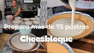 Preparé más de 75 Postres- ¡Cheesbleque! Una combinación de Cheescake y Tembleque- ANAMARIS