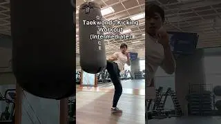Taekwondo Kicking Workout (Intermediate) - #taekwondo #mma #karate #workout #kickboxing #cardio