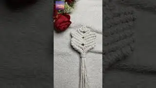 DIY macrame leaf || Macrame Leaves Pattern || Macrame Leaf Ornament || Tutorial Macrame Daun
