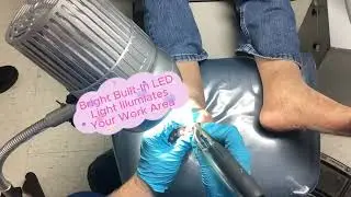 SUNFLOWER II LED NAIL DUST COLLECTOR | PERFECT FOR PEDICURES AND PODIATRY