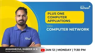 +1  Computer Application | COMPUTER NETWORK |