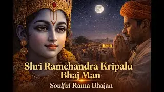 Shri Ramchandra Kripalu Bhaj Man 🙏 | Soulful Rama Bhajan | Divine Peace & Devotion