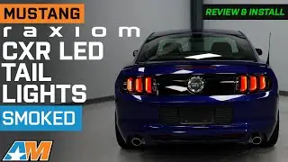 2013-2014 Mustang Raxiom CXR Series LED Tail Lights; Black Housing Review & Install