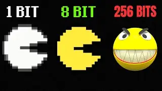 1 Bit 8 Bit 16 Bit 256 Bit (Pac-man)