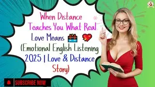 The Bridge Between Us | Can distance make love grow stronger?✅ Emotional English Story(A1/A2 Level)✅