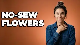 Can you repurpose old clothes into no-sew flowers?