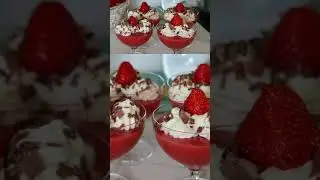 Deser z truskawkami #food #truskawki przepisy #desery z truskawkami #recipe #cooking