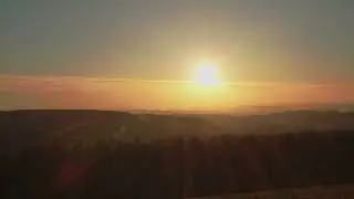 May Hill, Gloucestershire England Sunset with Meditation Music