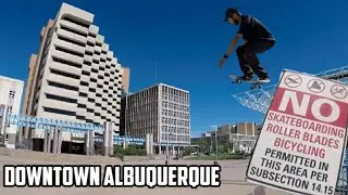 Street Skateboarding Downtown Albuquerque
