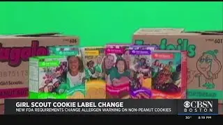 Girl Scout Cookie Label Change: Allergen Warning On Non-Peanut Cookies